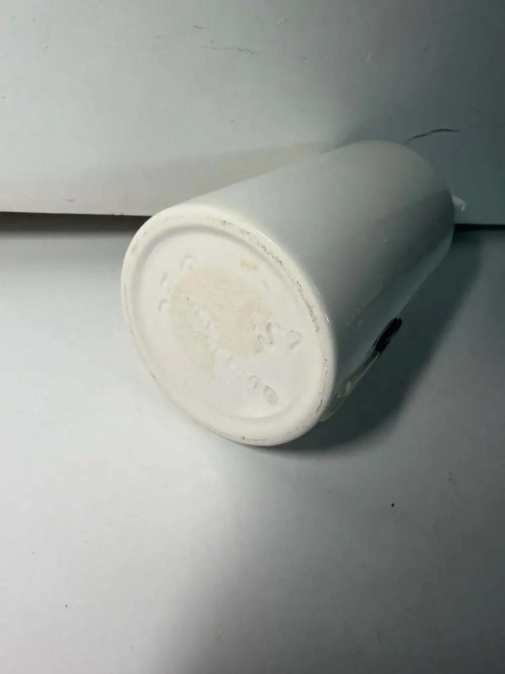 His & Hers White Ceramic Soap Dispenser